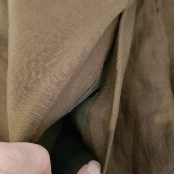 Sahza Vintage Flax Linen Lagenlook Sheath Midi Dress - Picture 8 of 16